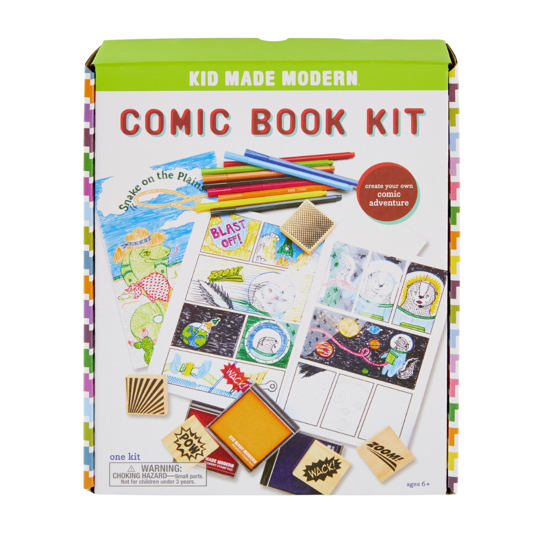 Kid Made Modern Comic Book Kit: Draw Your Own Comics - 109 Pages of Fun and  Unique Templates - A Large 8.5 x 11 Notebook and Sketchbook for Kids and