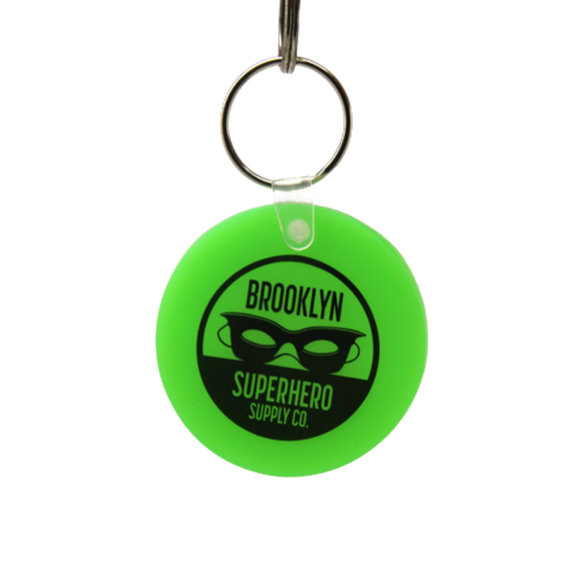 Green Logo Keychain | Brooklyn Superhero Supply Co.