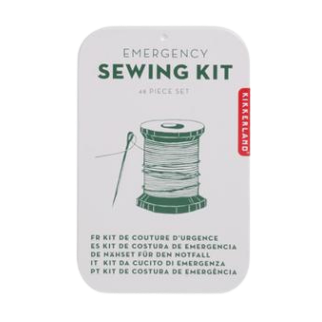 Small Sewing Kit Thimble Pins Hooks & Eyes