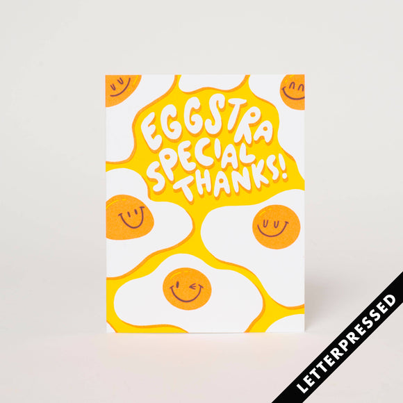 Greeting Card - Eggstra Special Thanks