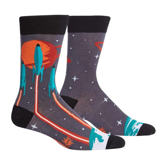 Socks: Launch From Earth (Men's Crew)