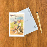 Pigeon & Boy Postcard