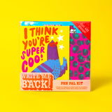 Pigeon + Leopard Letter Writing Write Me Back Pen Pal Kit