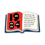 1984 Book Quote Die Cut Sticker