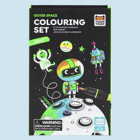 Neon Coloring Set - Outer Space