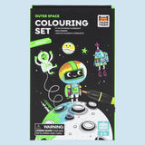 Neon Coloring Set - Outer Space