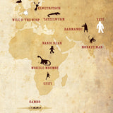 Cryptids of the World Postcard