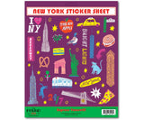 NYC New York Icons Sticker Sheet