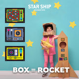 Star Ship Engineer Tape | Pretend Play Spaceship Washi Tape