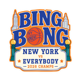 BING BONG New York vs. Everybody Basketball Die Cut Sticker