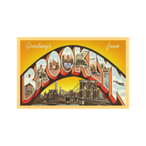 Greetings from Brooklyn Postcard (Orange)