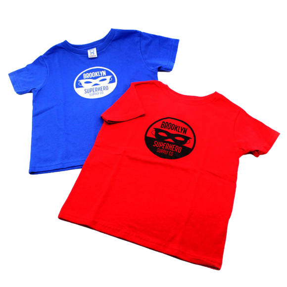 T-Shirt: Brooklyn Superhero Supply Co. Logo (Kids' & Youth Sizes)