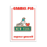 New York City Pigeon Pin