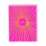 Sunbeam Congratulations Greeting Card