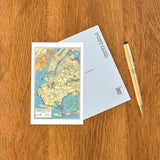 Map of Brooklyn Postcard