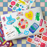 NYC New York Icons Sticker Sheet