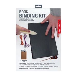 Kikkerland Book Binding Kit