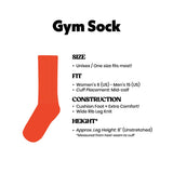 I Read Banned Books Gym Crew Socks