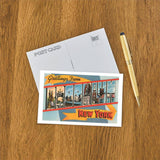 Greetings from Brooklyn Postcard (Blue)