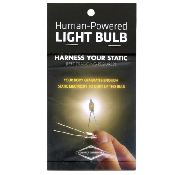 Compact Curiosities: Human-Powered Light Bulb