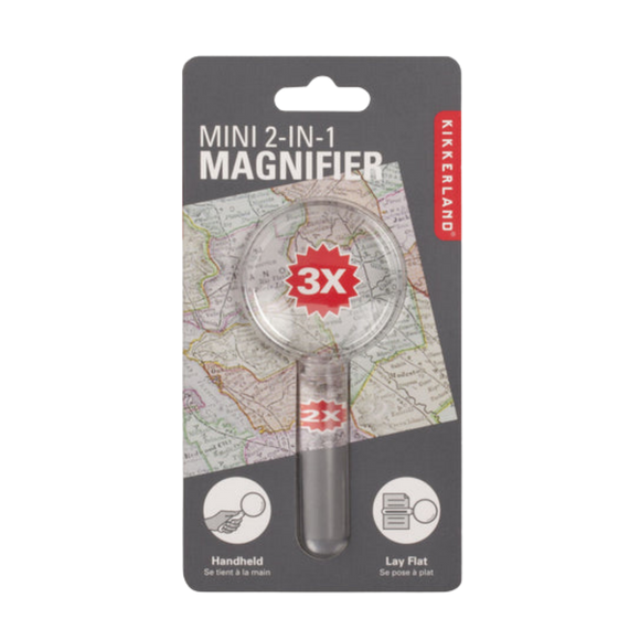 Kikkerland Mini Dual Magnifier