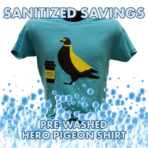 T-Shirt: PRE-WASHED Hero Pigeon