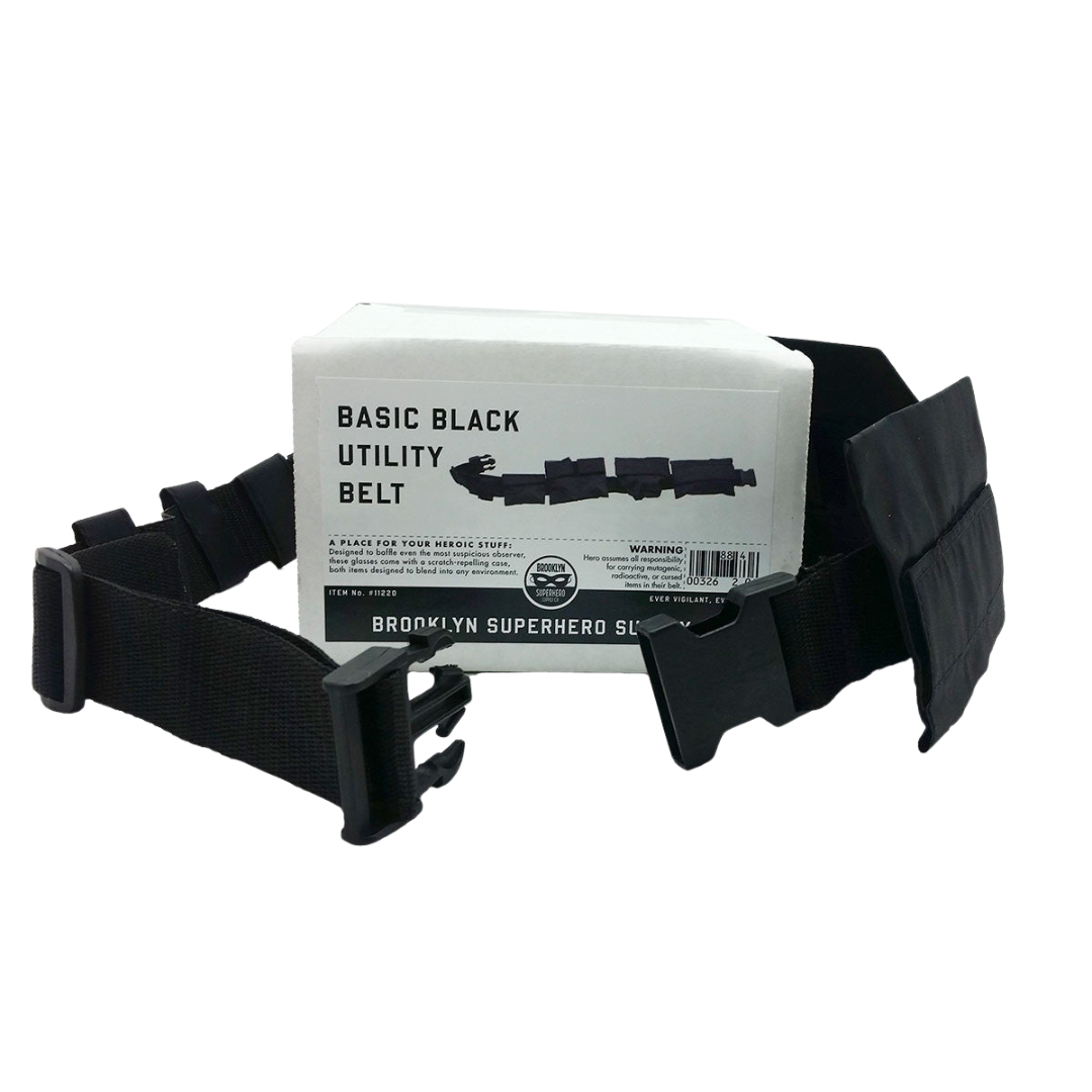 Utility Belt Basic Black Brooklyn Superhero Supply Co.
