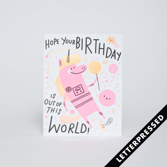 Greeting Card - Out Of This World Birthday