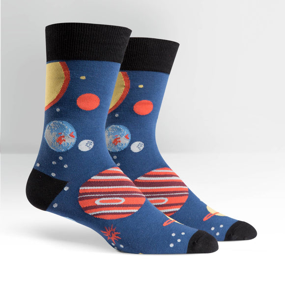Socks: Planets (Men's Crew)