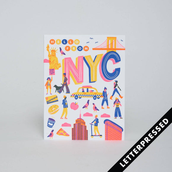 Greeting Card - Hello from NYC