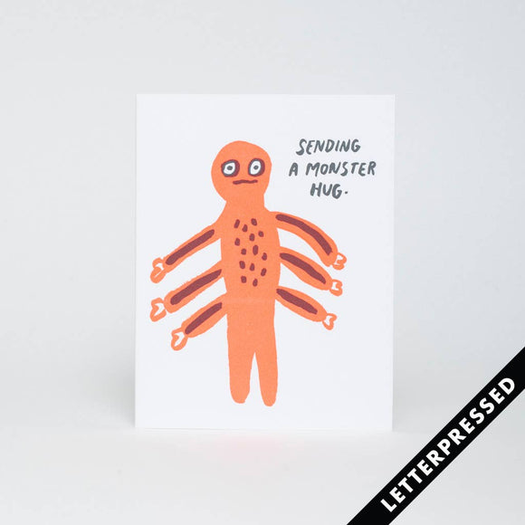 Greeting Card  - Sending a Monster Hug