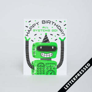 Greeting Card - Robo Birthday