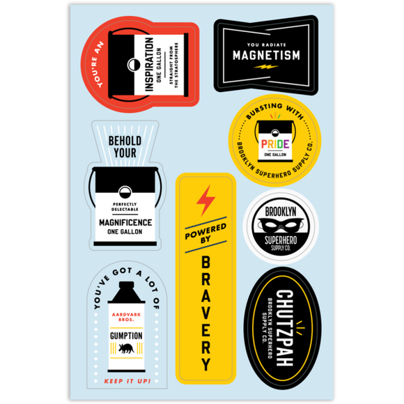 Sticker Sheet - Brooklyn Superhero Supply Co.